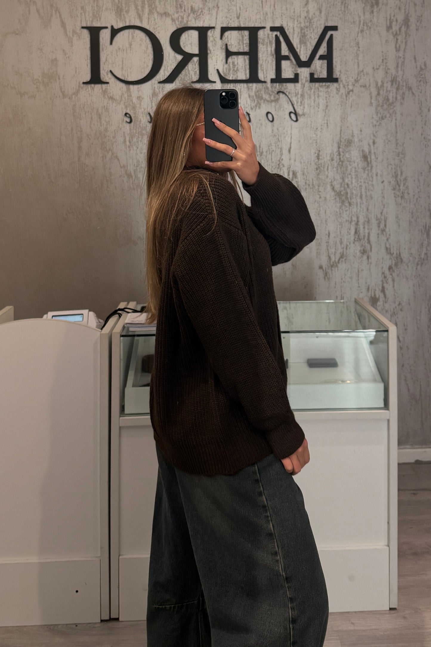 Cardigan LUMINA marrone