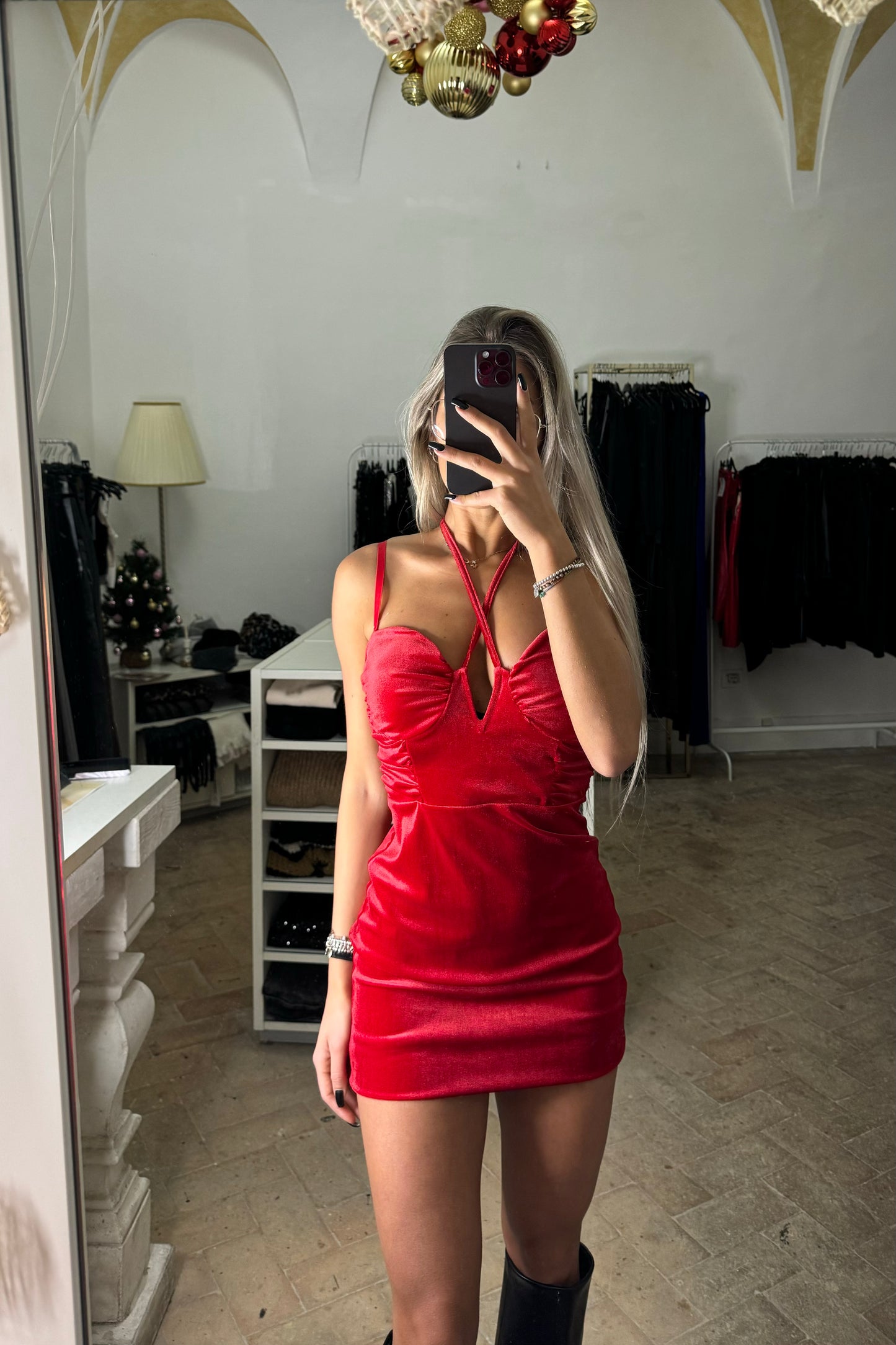 Vestito Giulia rosso