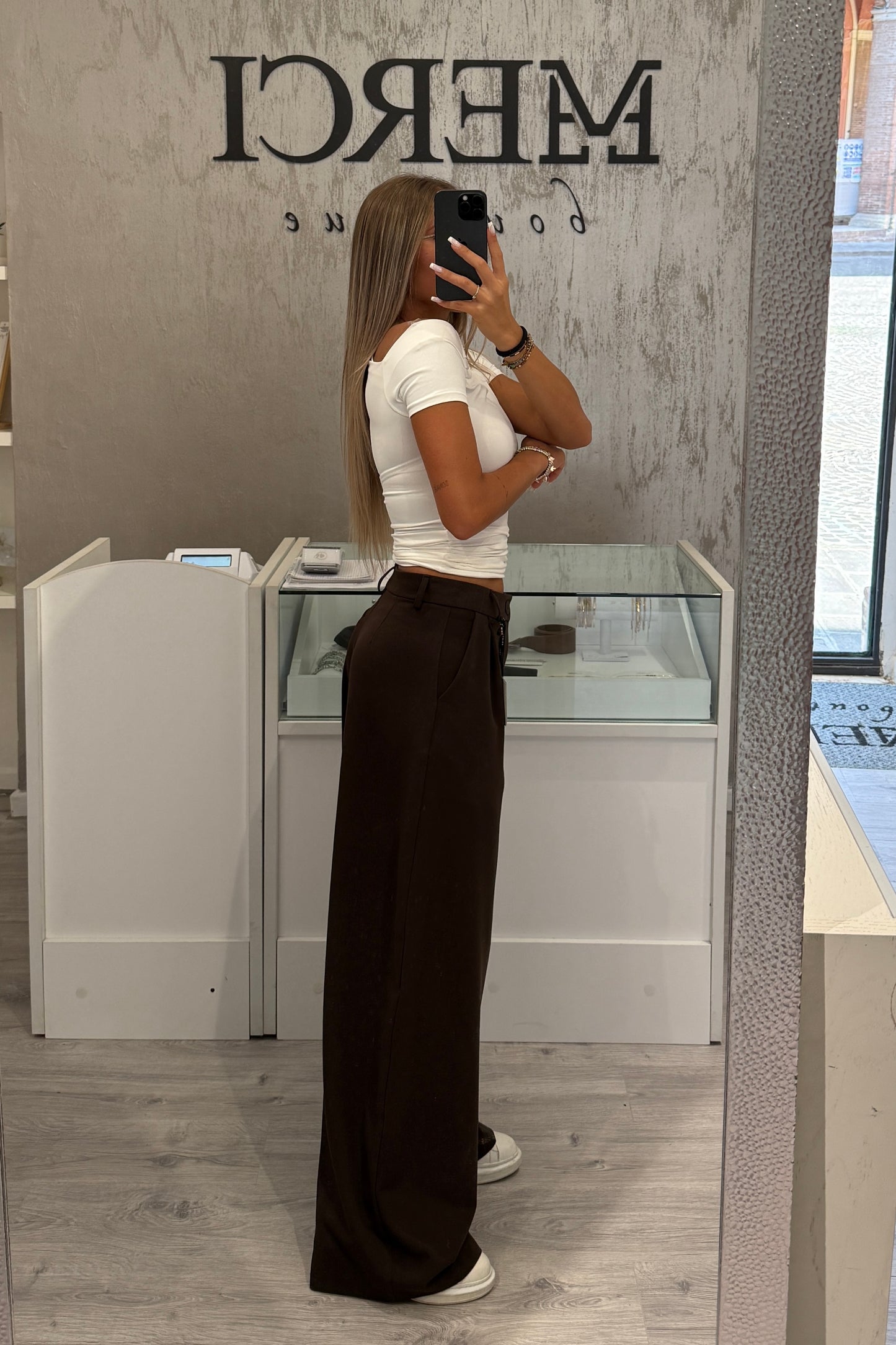 Pantalone Balloon LUMINA marrone