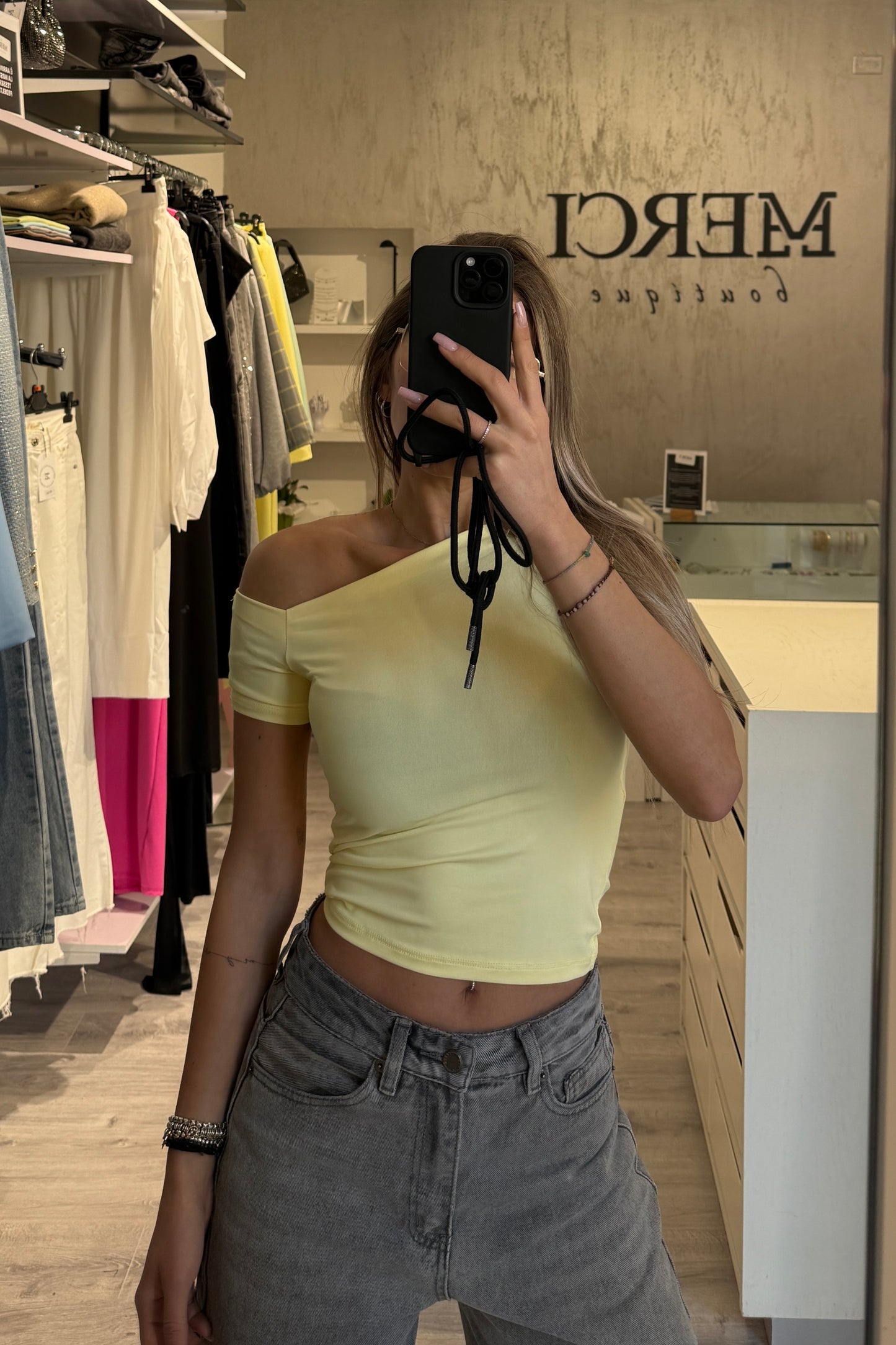 Maglia Belen m/corta gialla