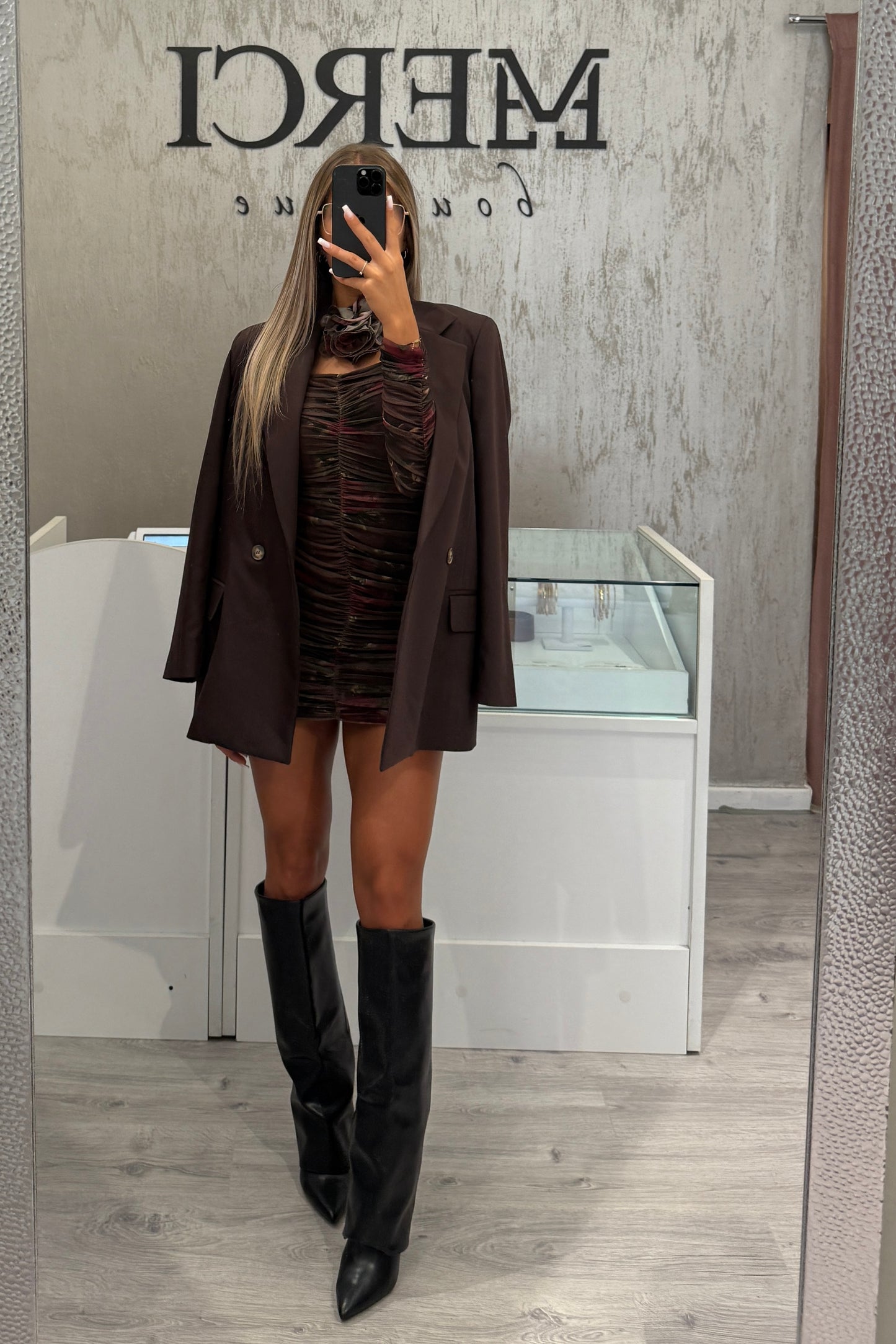 Vestito LUMINA marrone