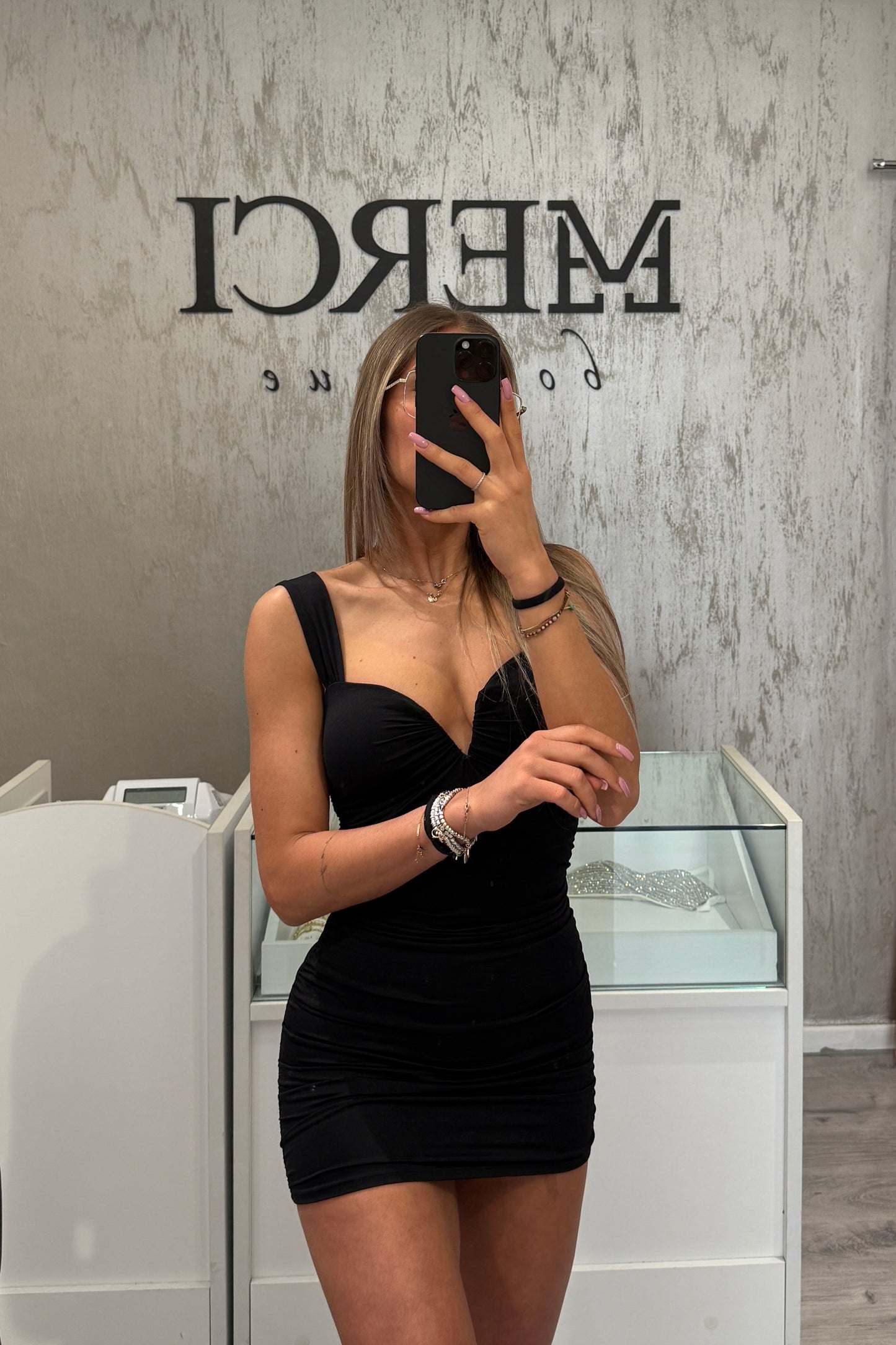 Vestito Dafne nero