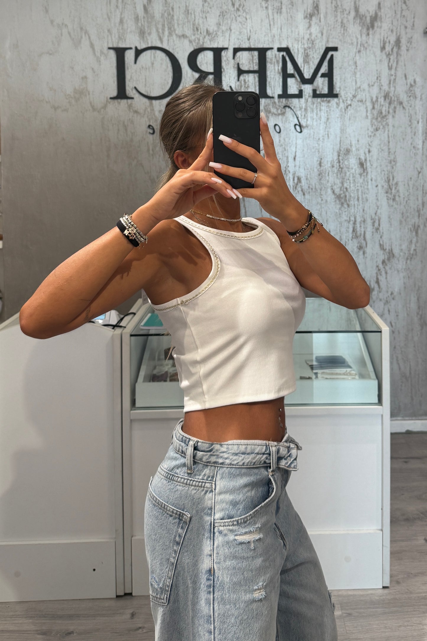 Canotta bianca