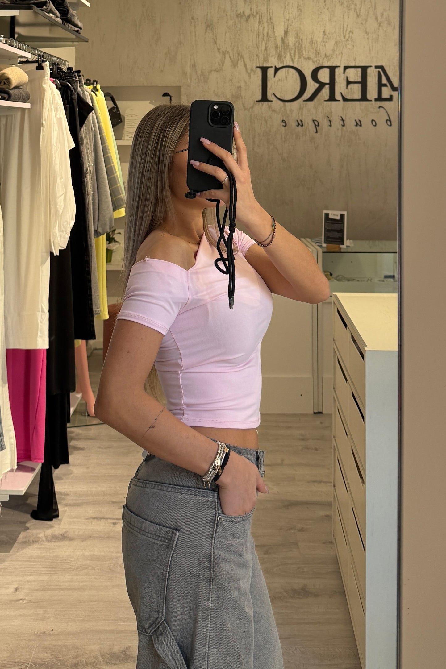 Maglia Belen m/corta rosa