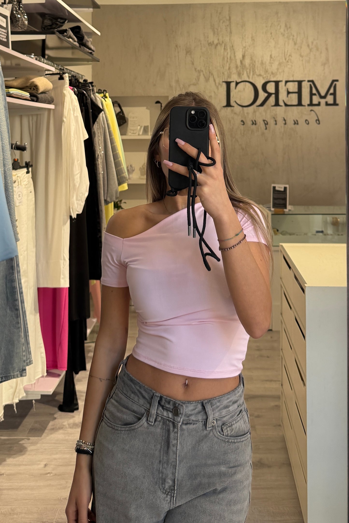 Maglia Belen m/corta rosa
