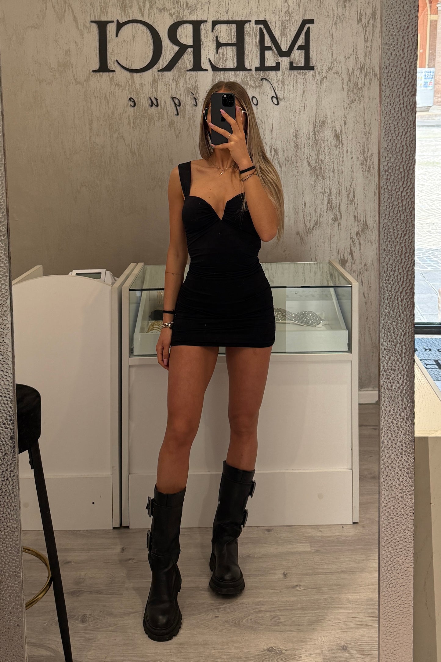 Vestito Dafne nero