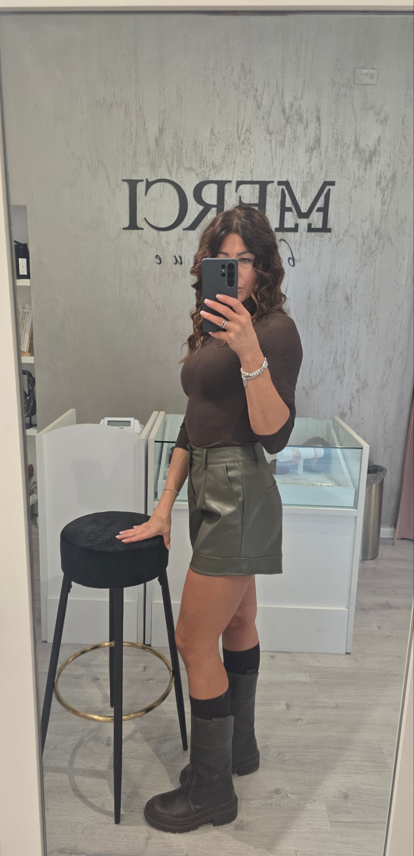 Shorts ecopelle