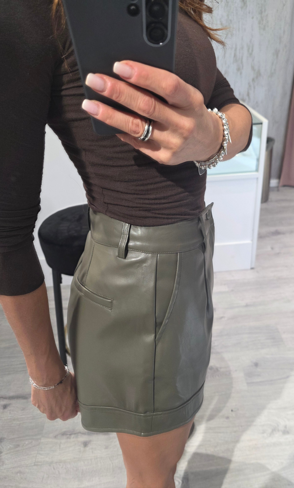 Shorts ecopelle