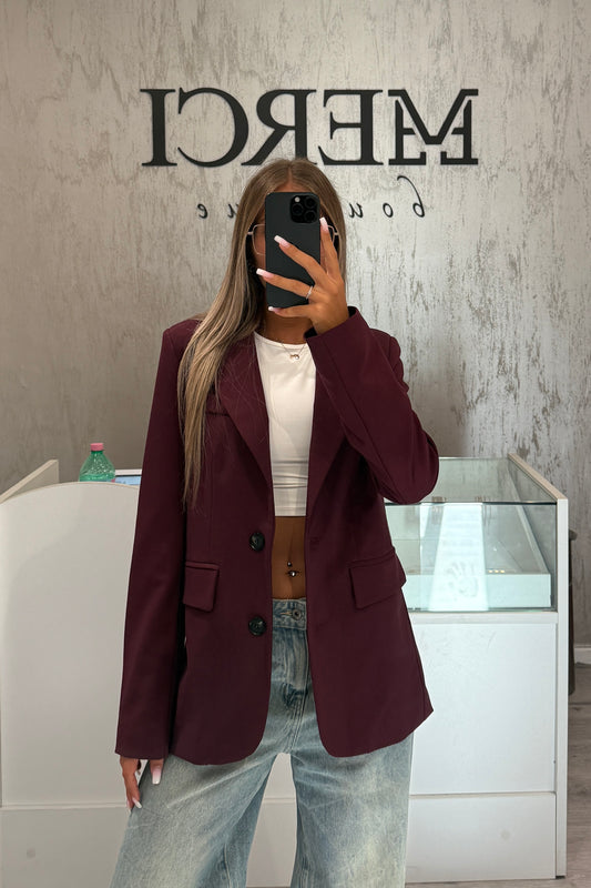 Blazer LUMINA bordeaux