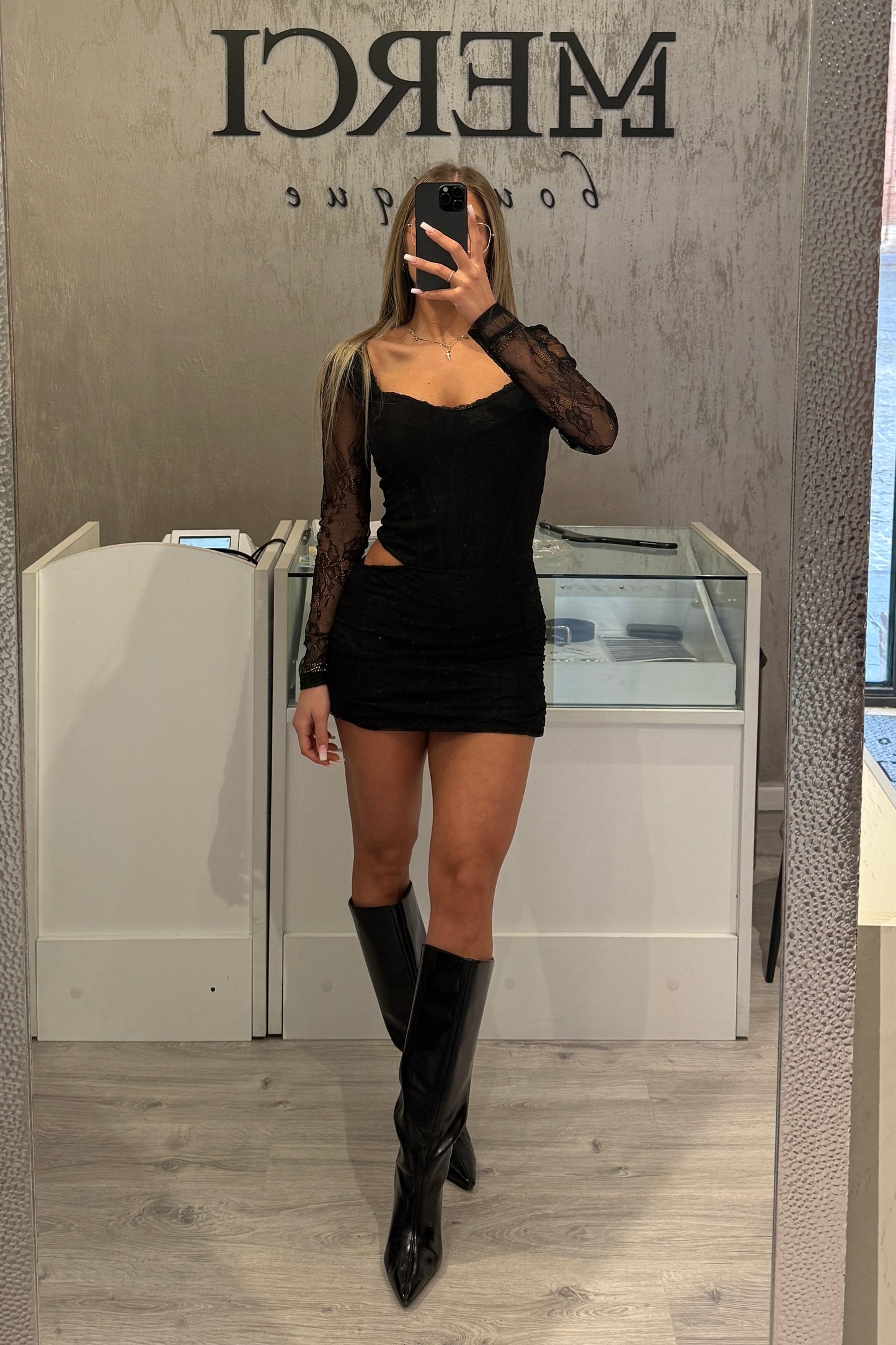 Kleid Brigitte schwarz