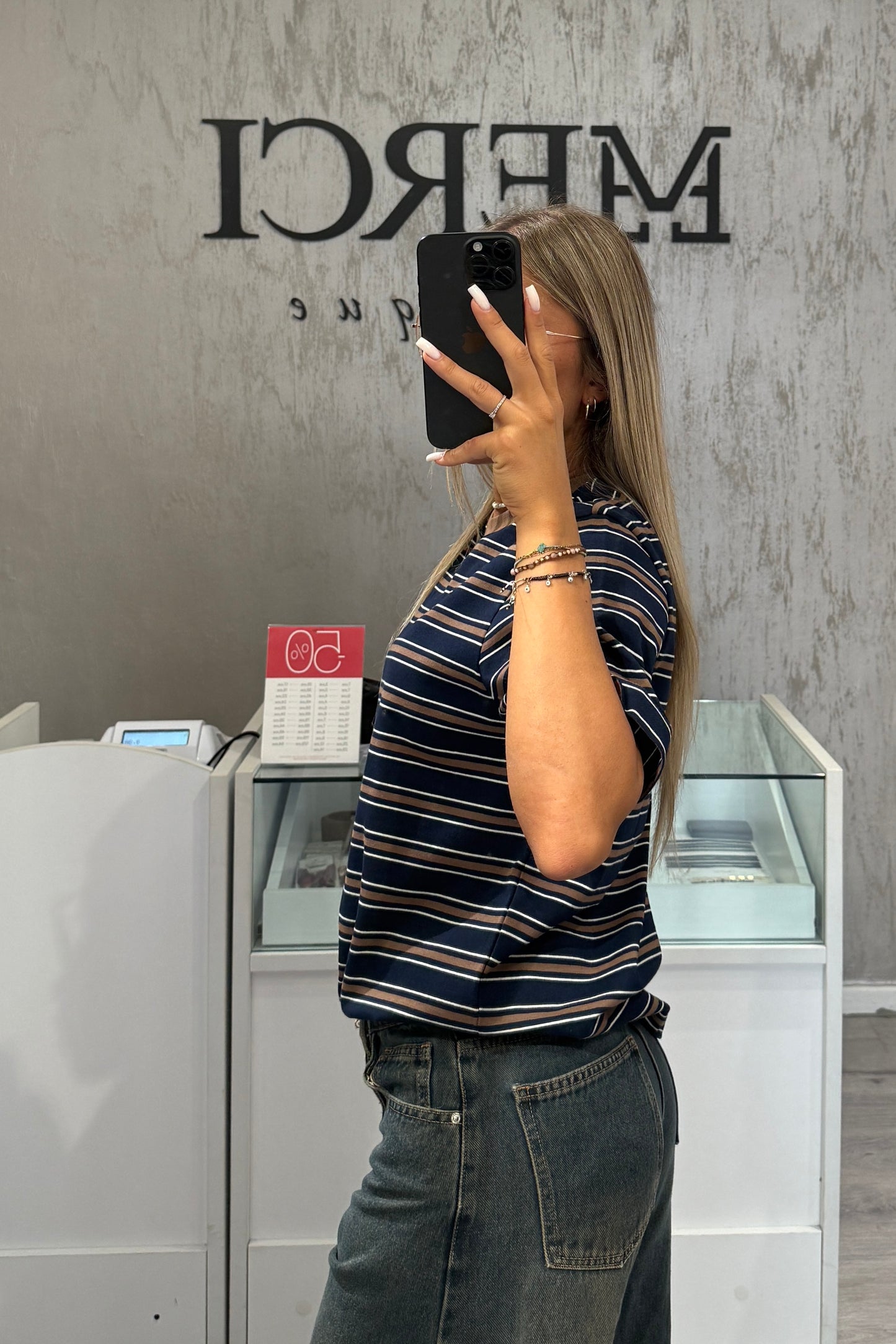 T-shirt LUMINA righe