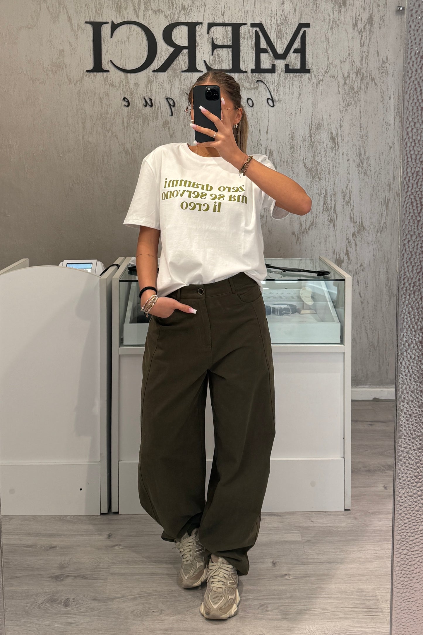 Pantalone LUMINA verde militare