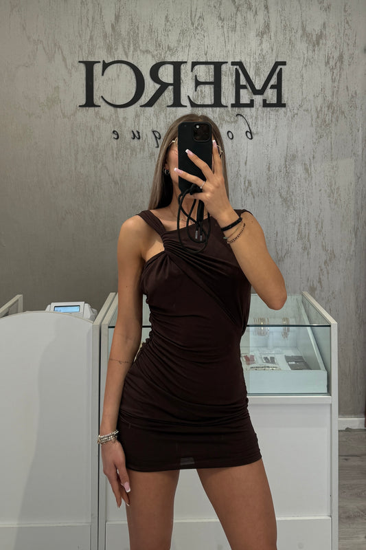 Vestito Hannah marrone