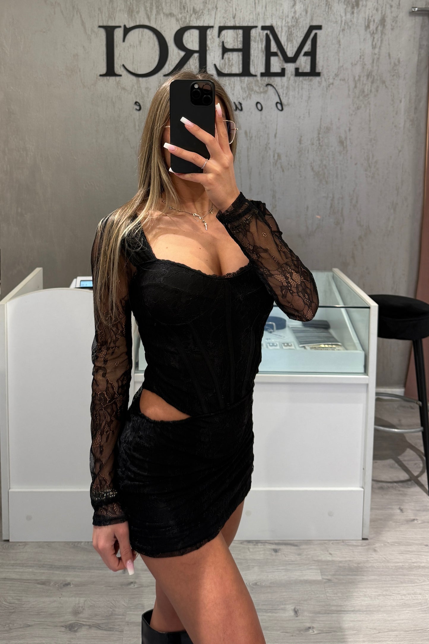 Kleid Brigitte schwarz