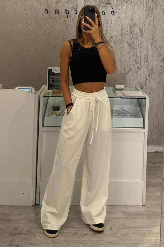 Pantaloni Soft bianco