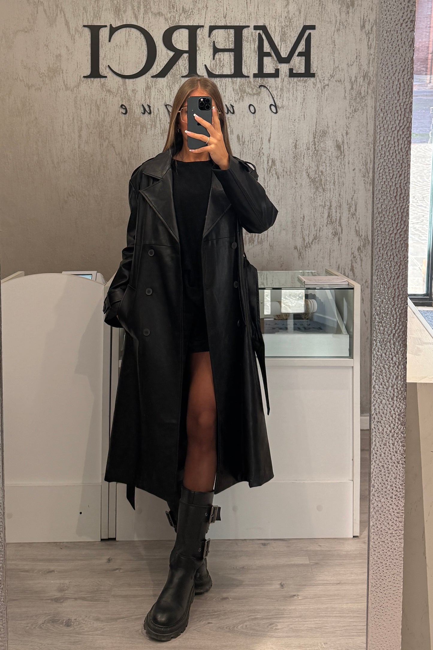 Trench ecopelle LUMINA