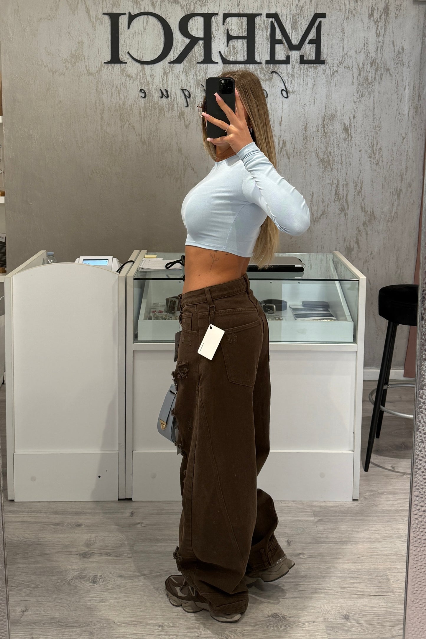 Jeans London marrone