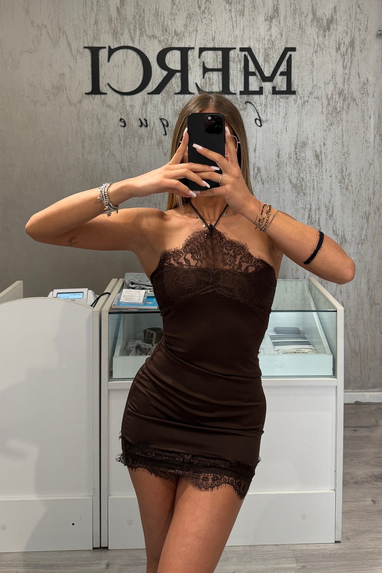Vestito Isabel marrone