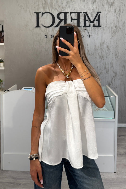 Top Lumina bianco