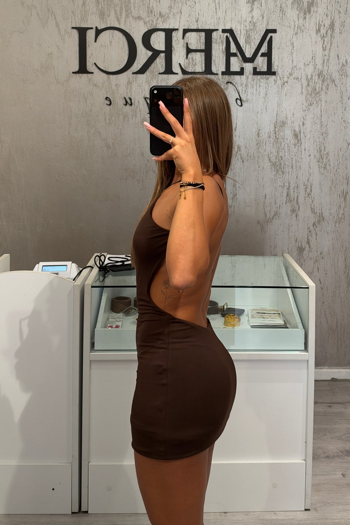 Vestito Sveva marrone