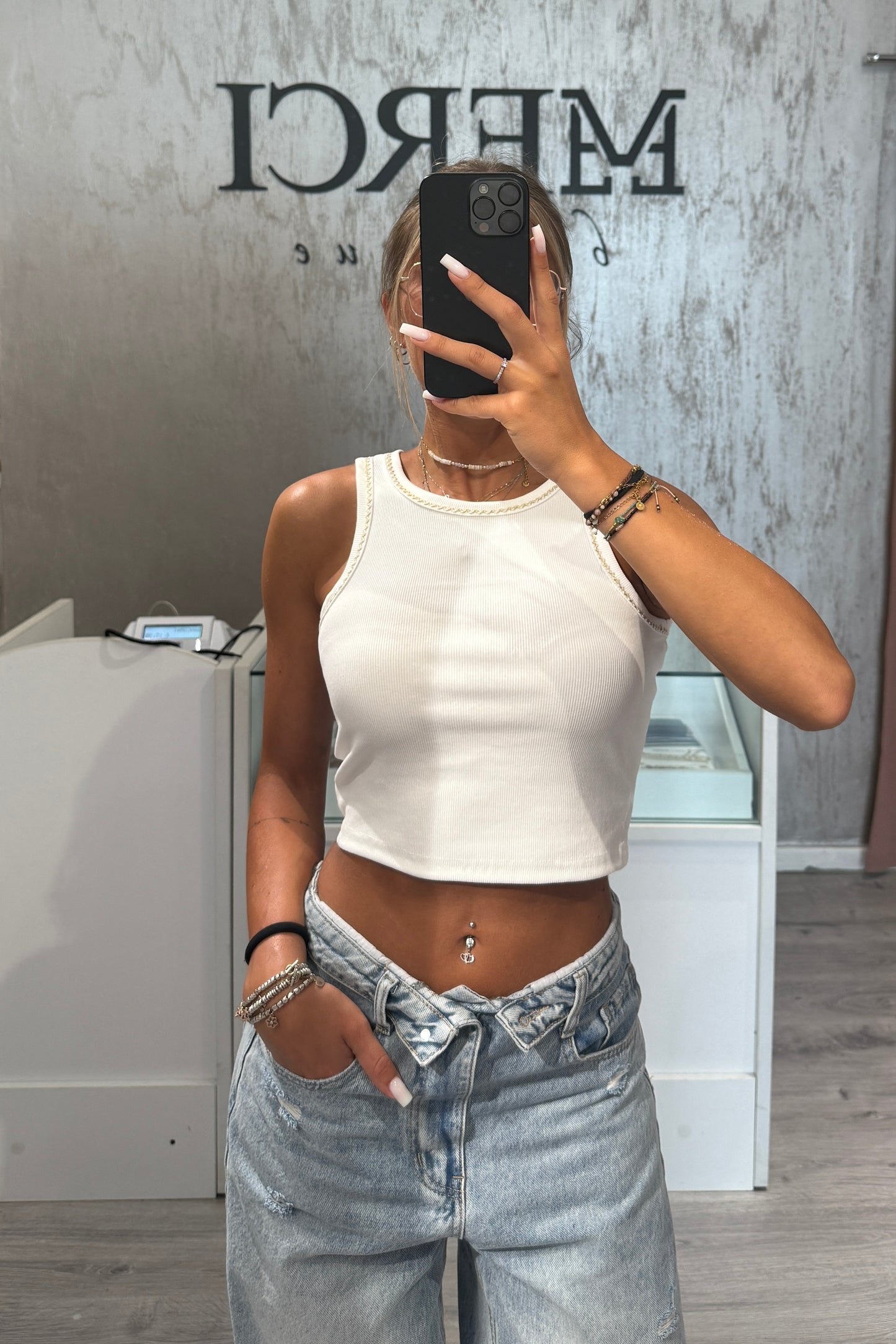 Canotta bianca