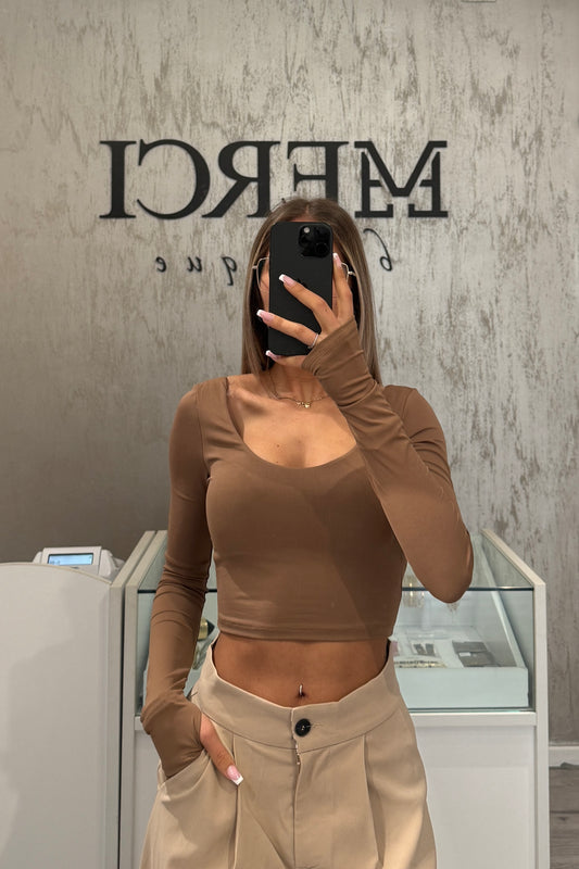 Maglia Kessy cognac