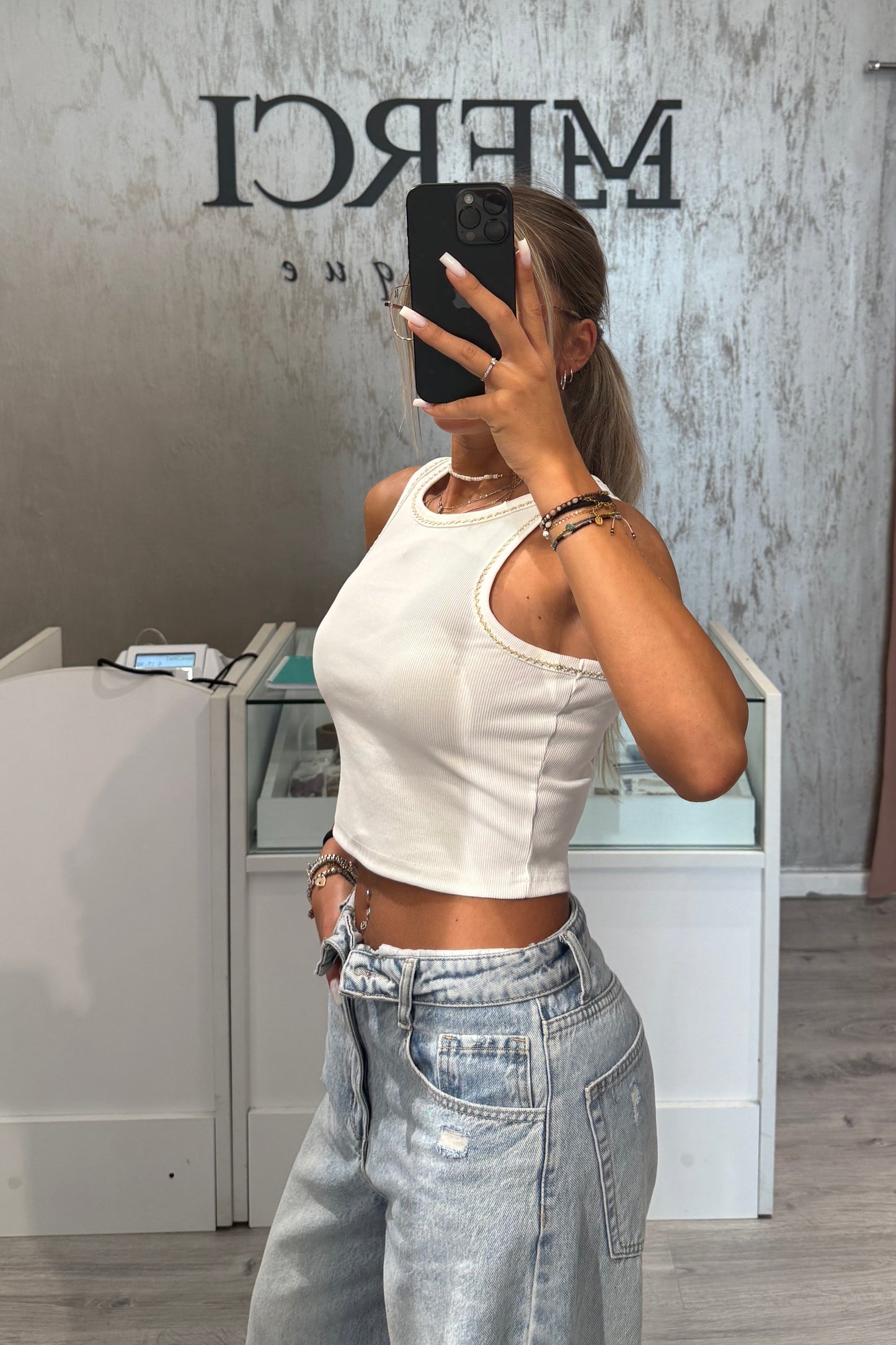 Canotta bianca