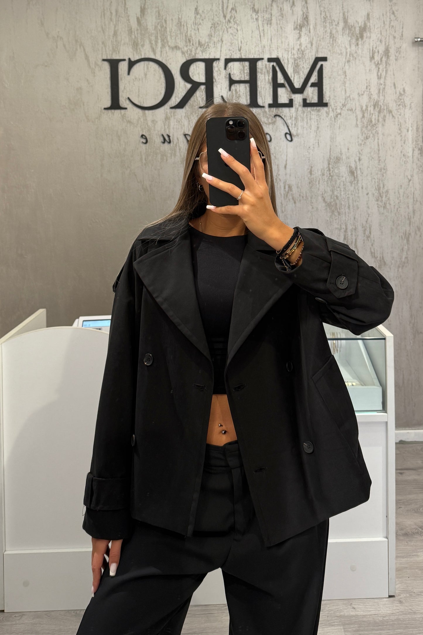 Gabardina ALTAMIRA negra