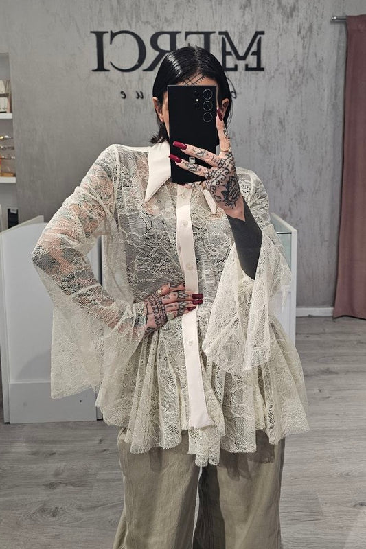 Camicia Romantic beige