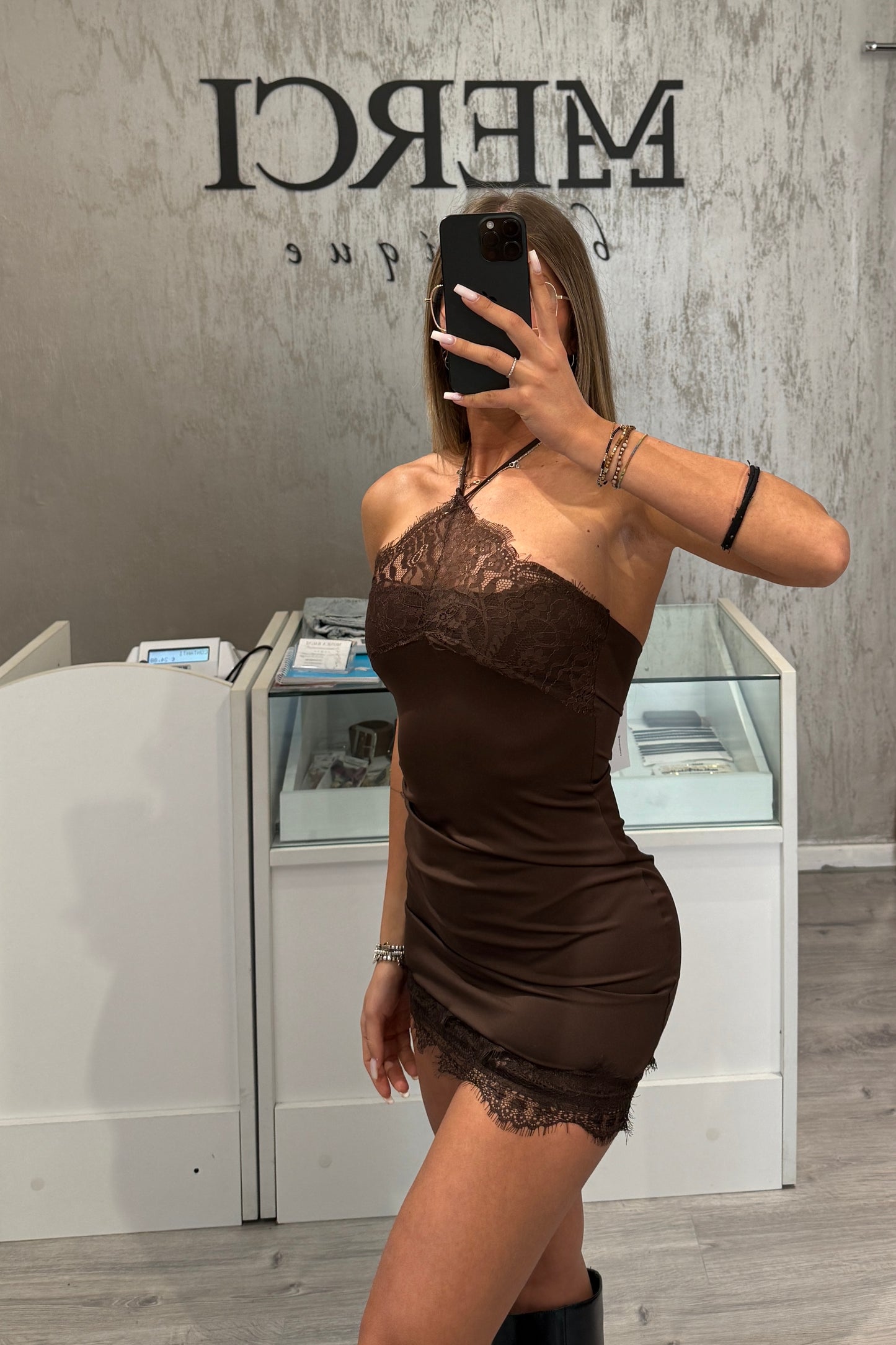 Vestito Isabel marrone