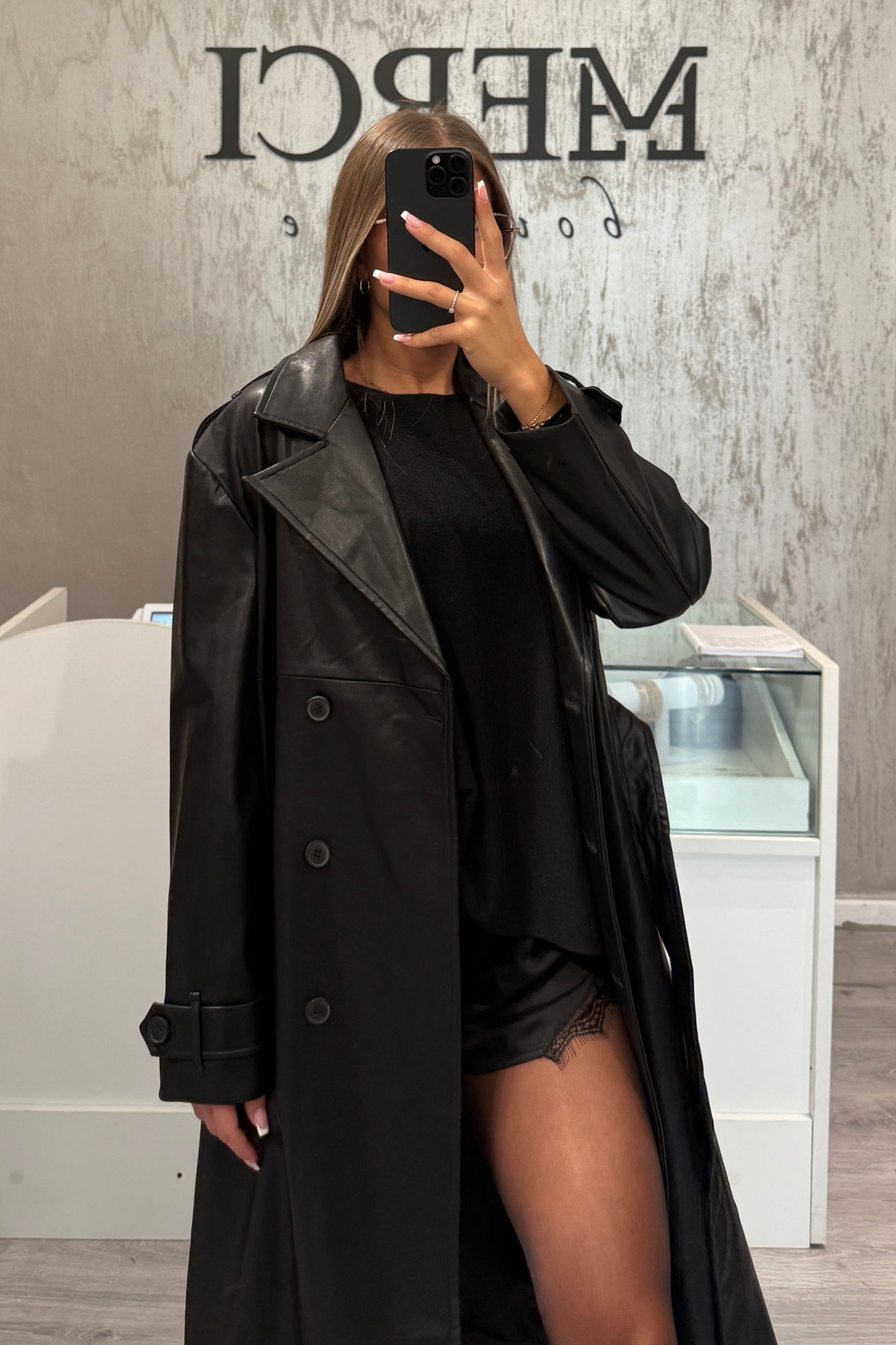 Trench ecopelle LUMINA