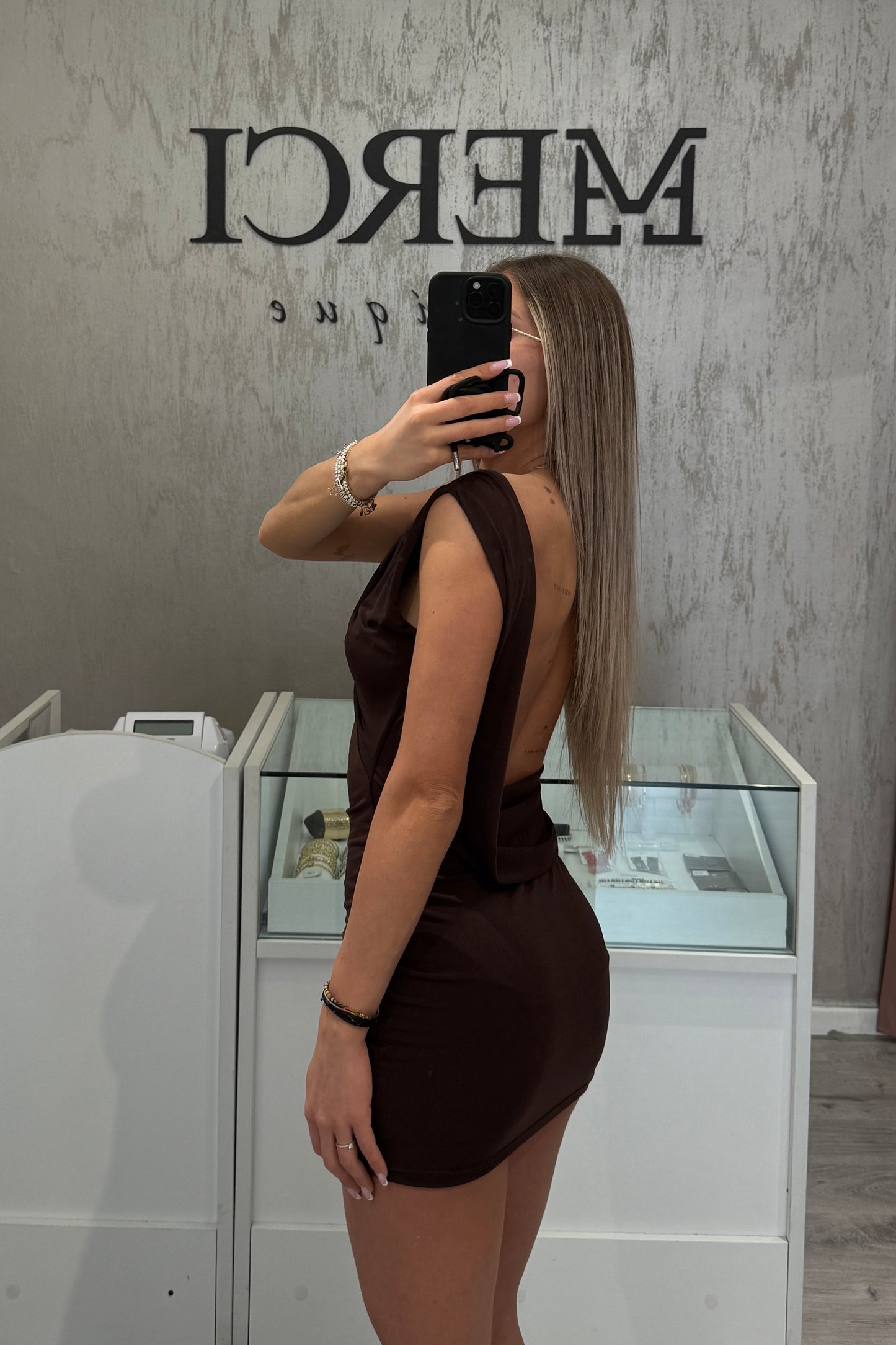 Vestito Hannah marrone
