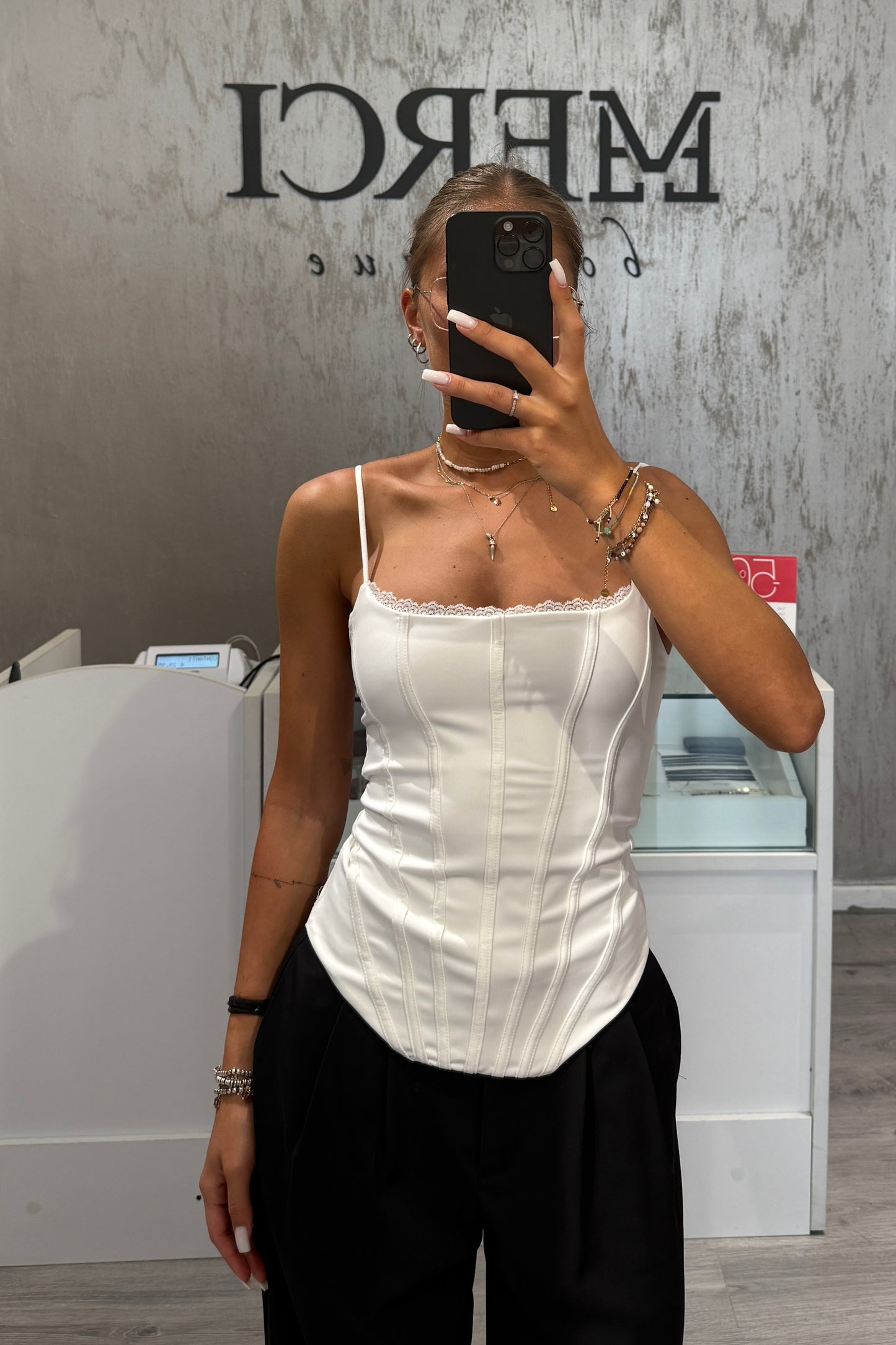Top bianco