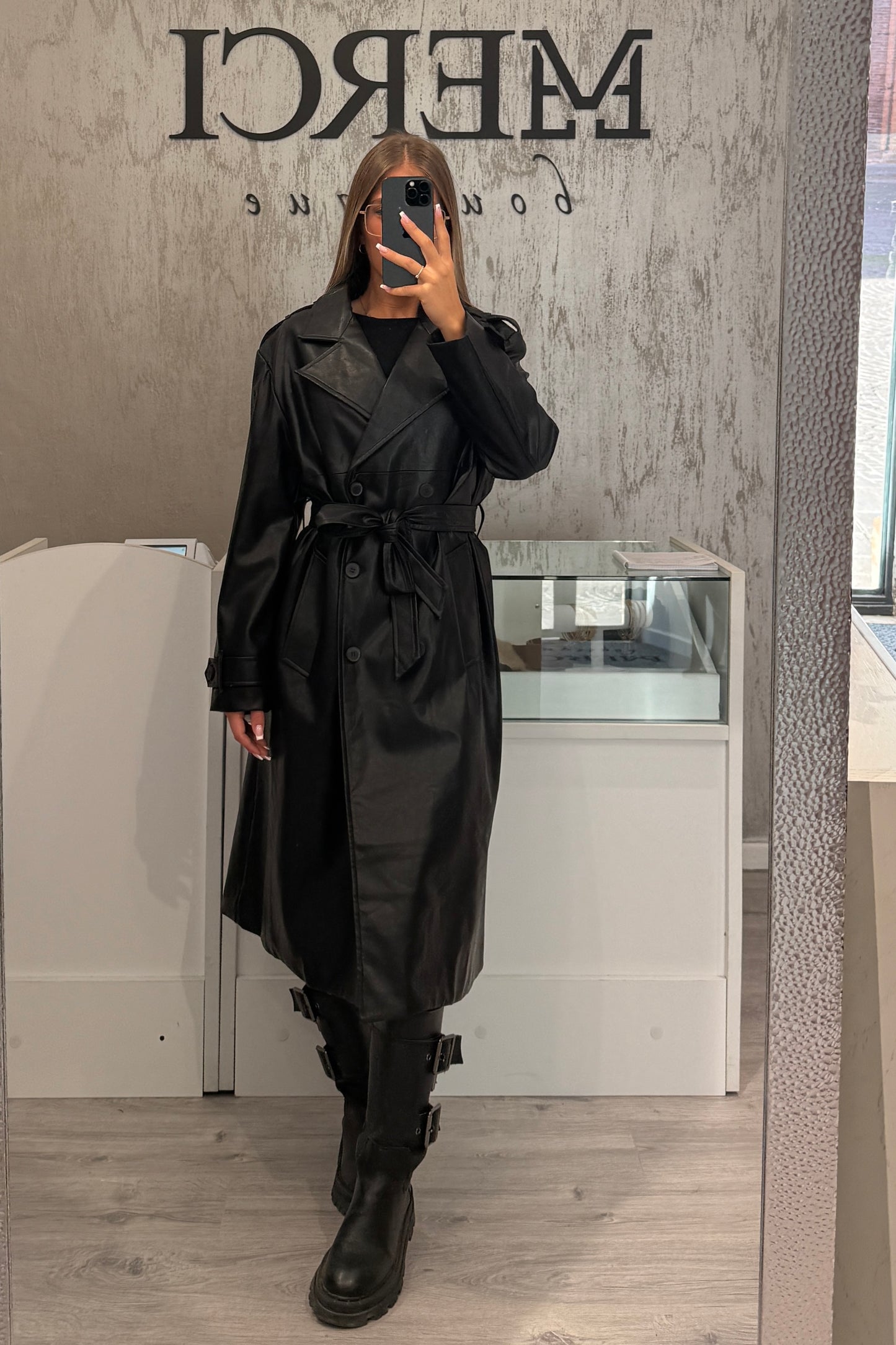 Trench ecopelle LUMINA