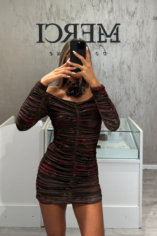 Vestito LUMINA marrone