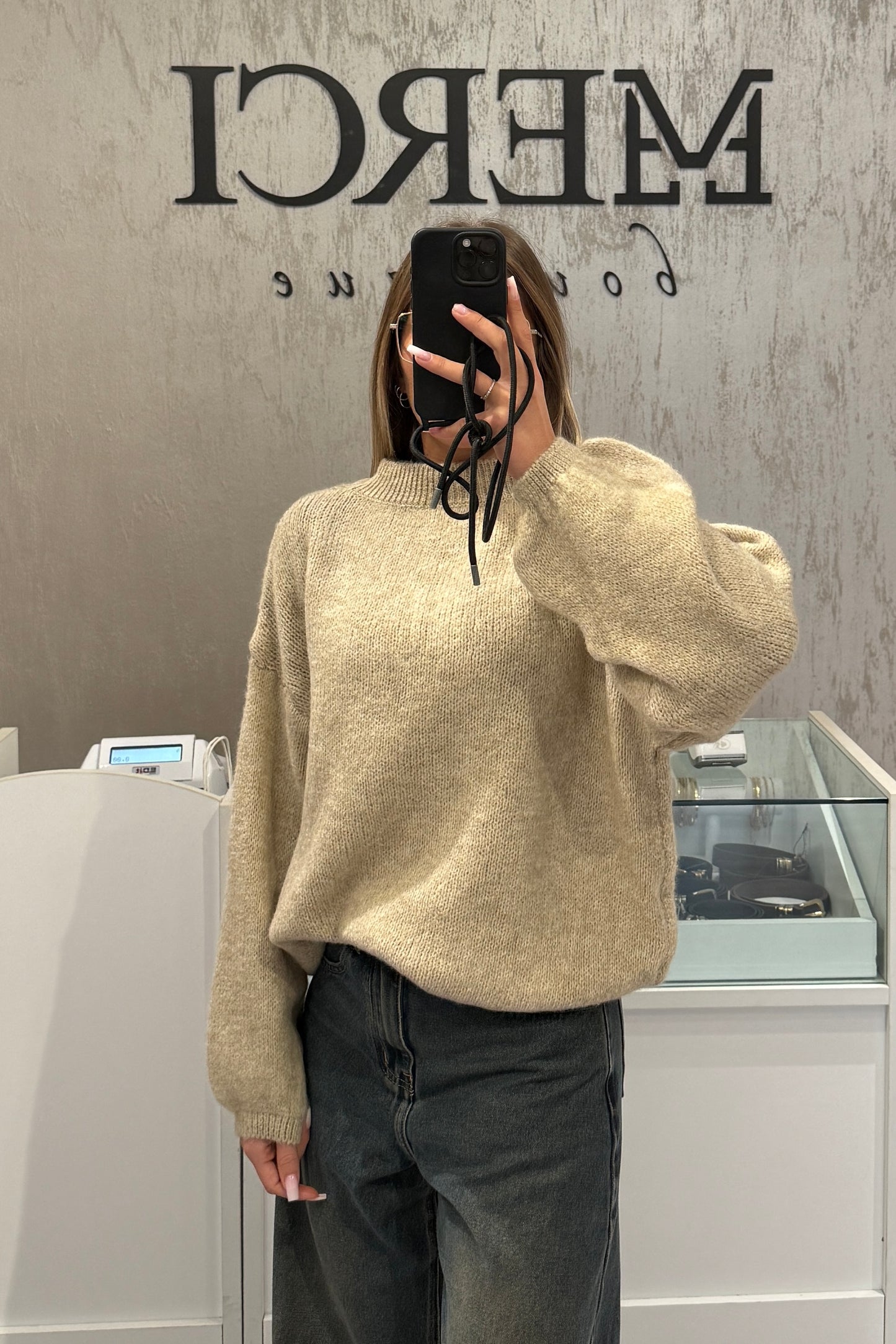 Maglione Beige