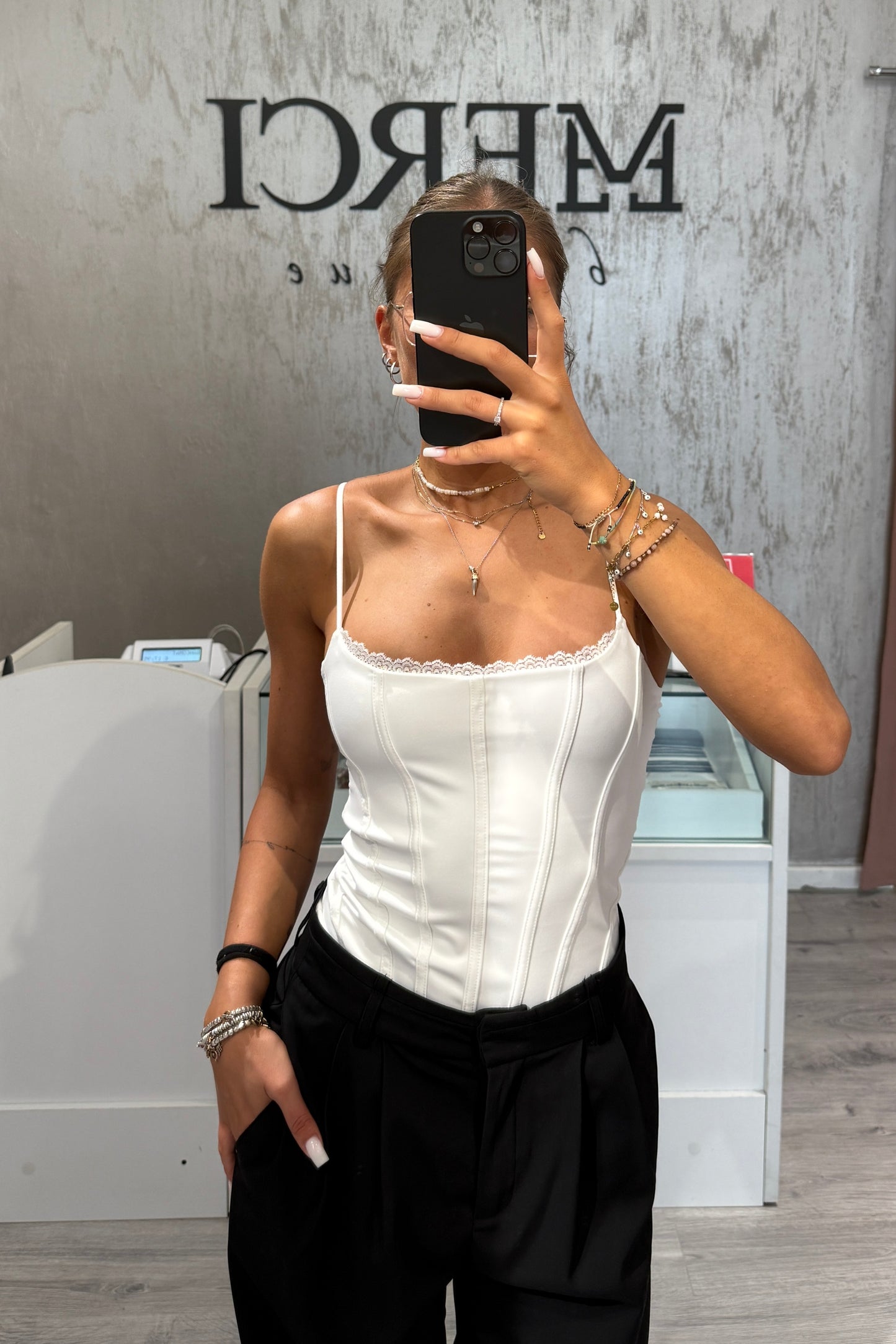 Top bianco