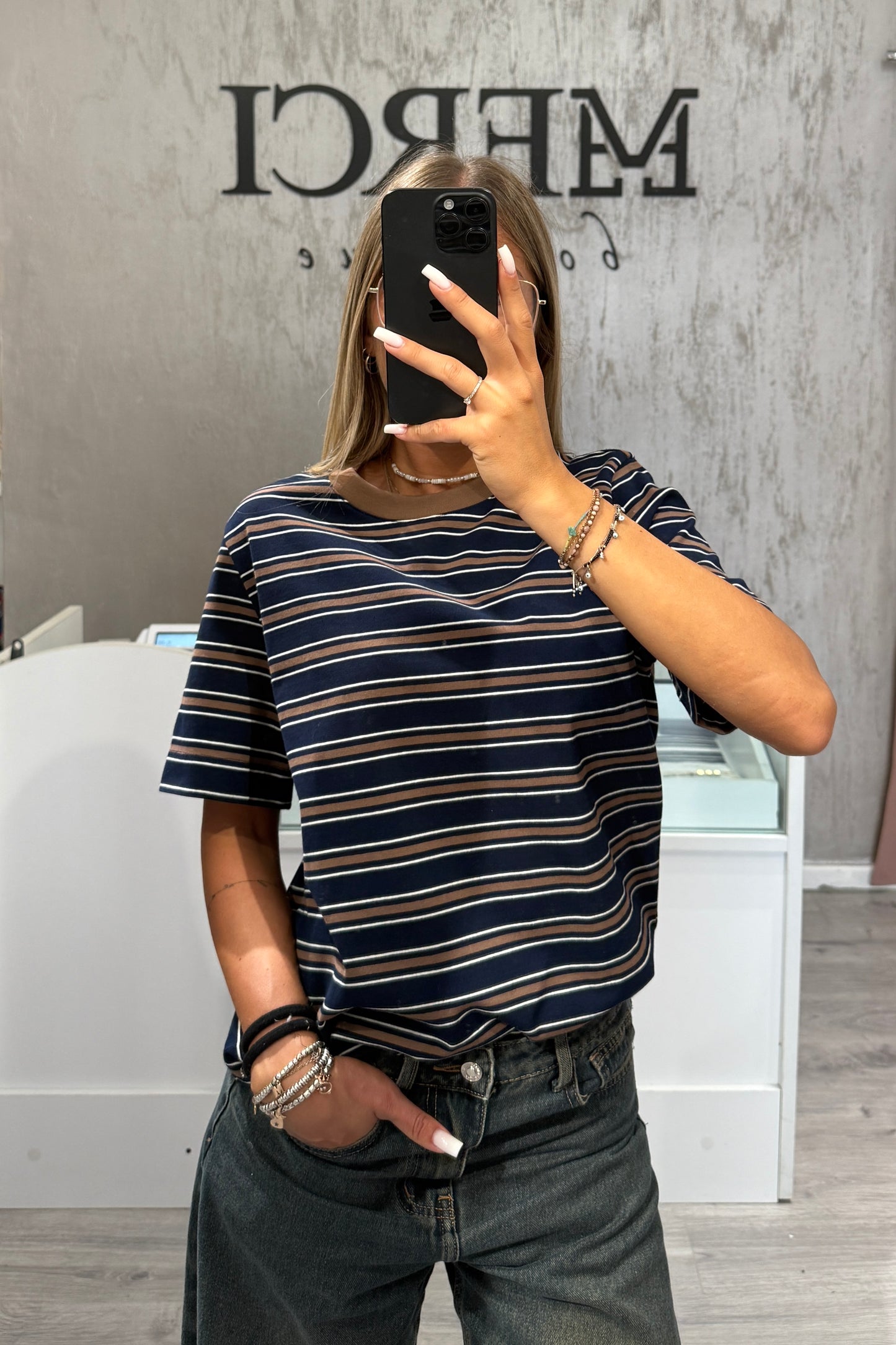 T-shirt LUMINA righe