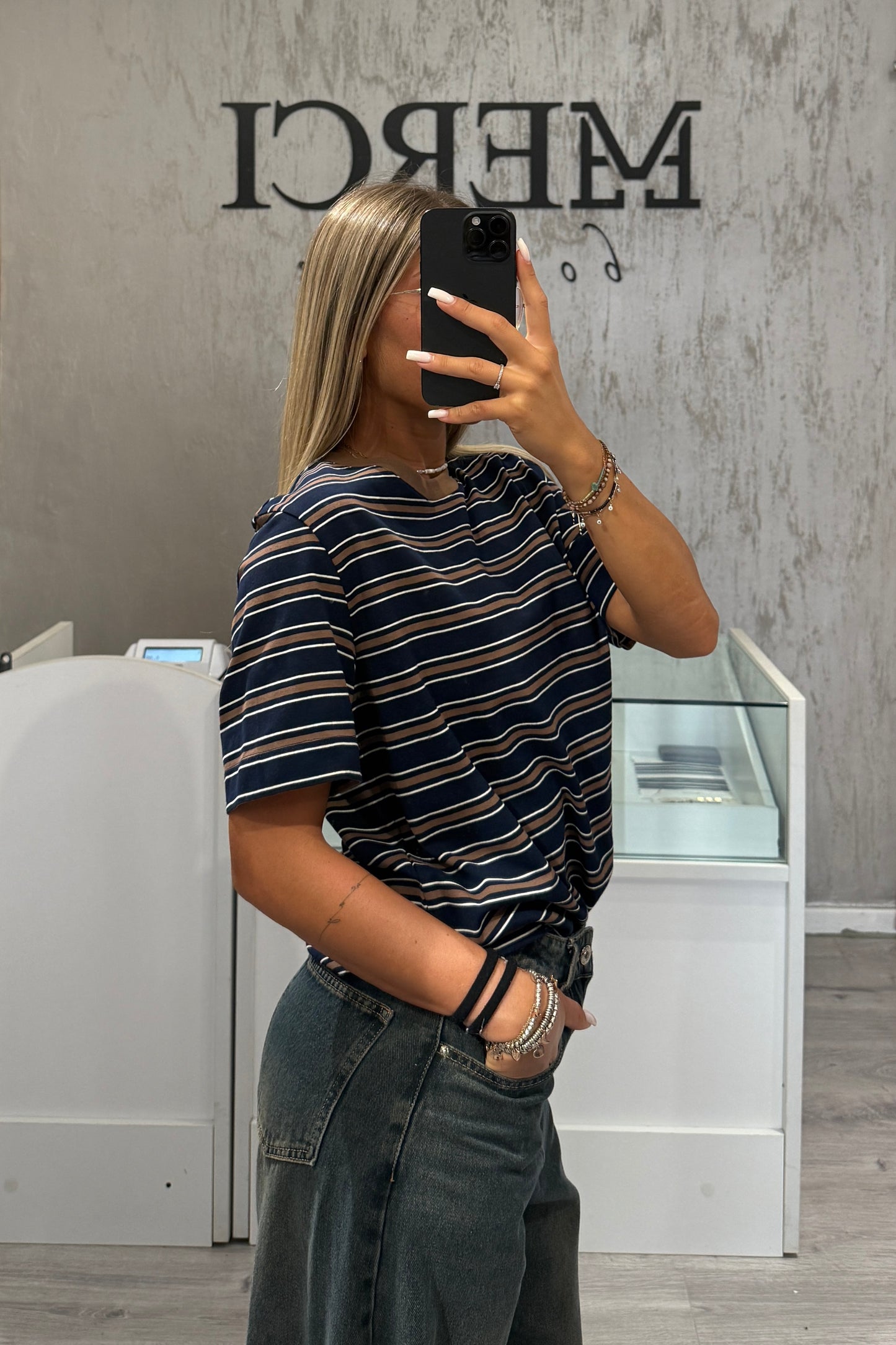 T-shirt LUMINA righe