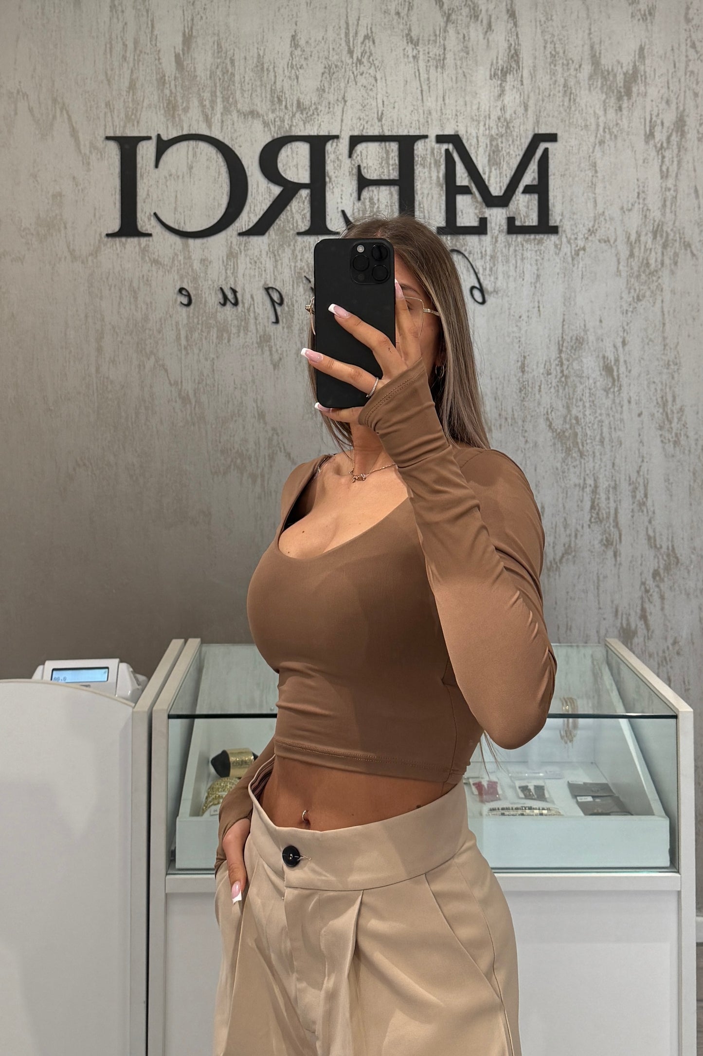 Maglia Kessy cognac