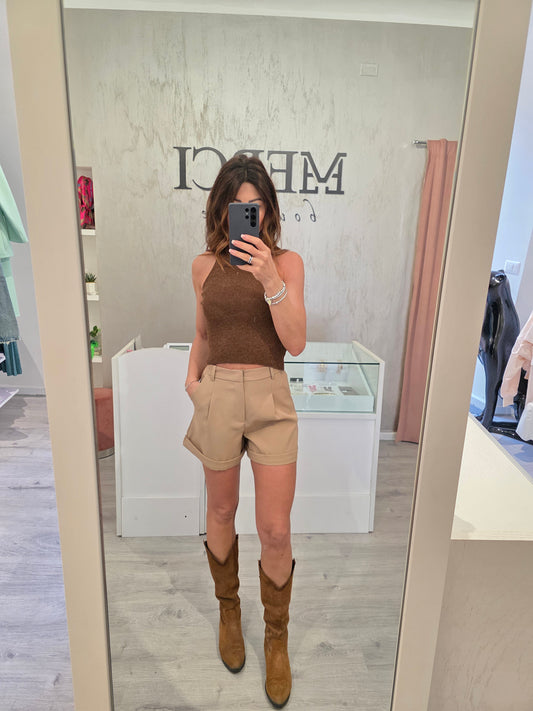 Shorts cammello